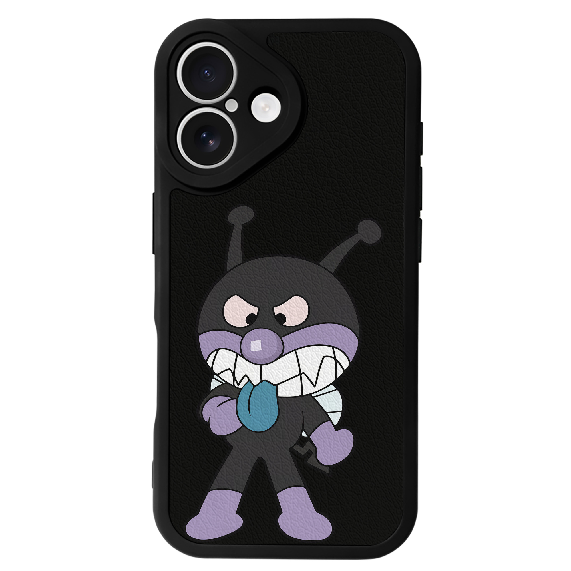 （画像用） アンパンマン Anpanman 【iPhone 16シリーズ対応】シリコンスマホケース（レザー調） 材質：シリコン